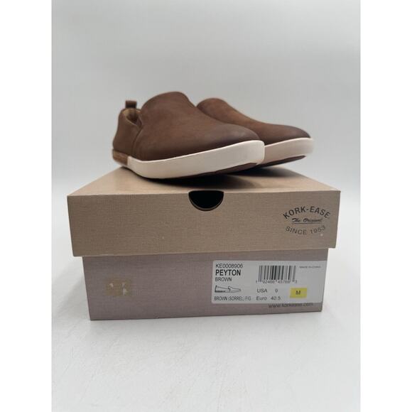 NWD Kork Ease PEYTON Women's Casual Slip On Shoe Brown US Size 9 Medium - Picture 11 of 12